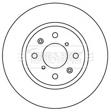 BORG & BECK Piduriketas BBD5217